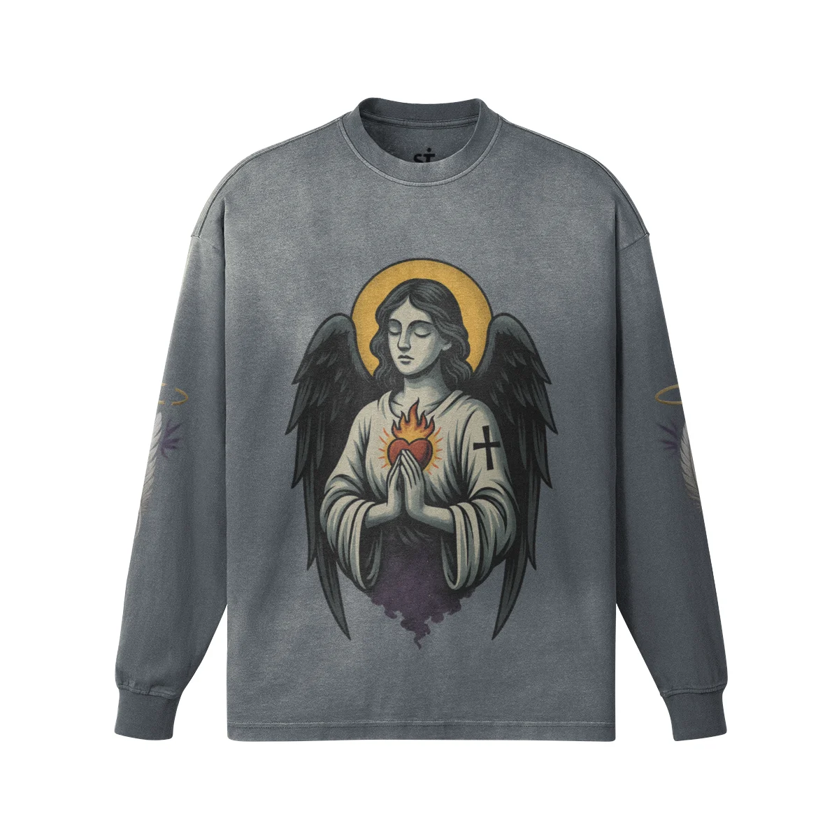 FALLEN GRACE Graphic Crewneck Sweatshir