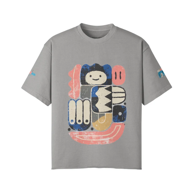 Abstract Muse Oversized T-Shirt