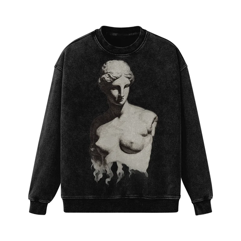Marble Muse Oversize Sweatshirt