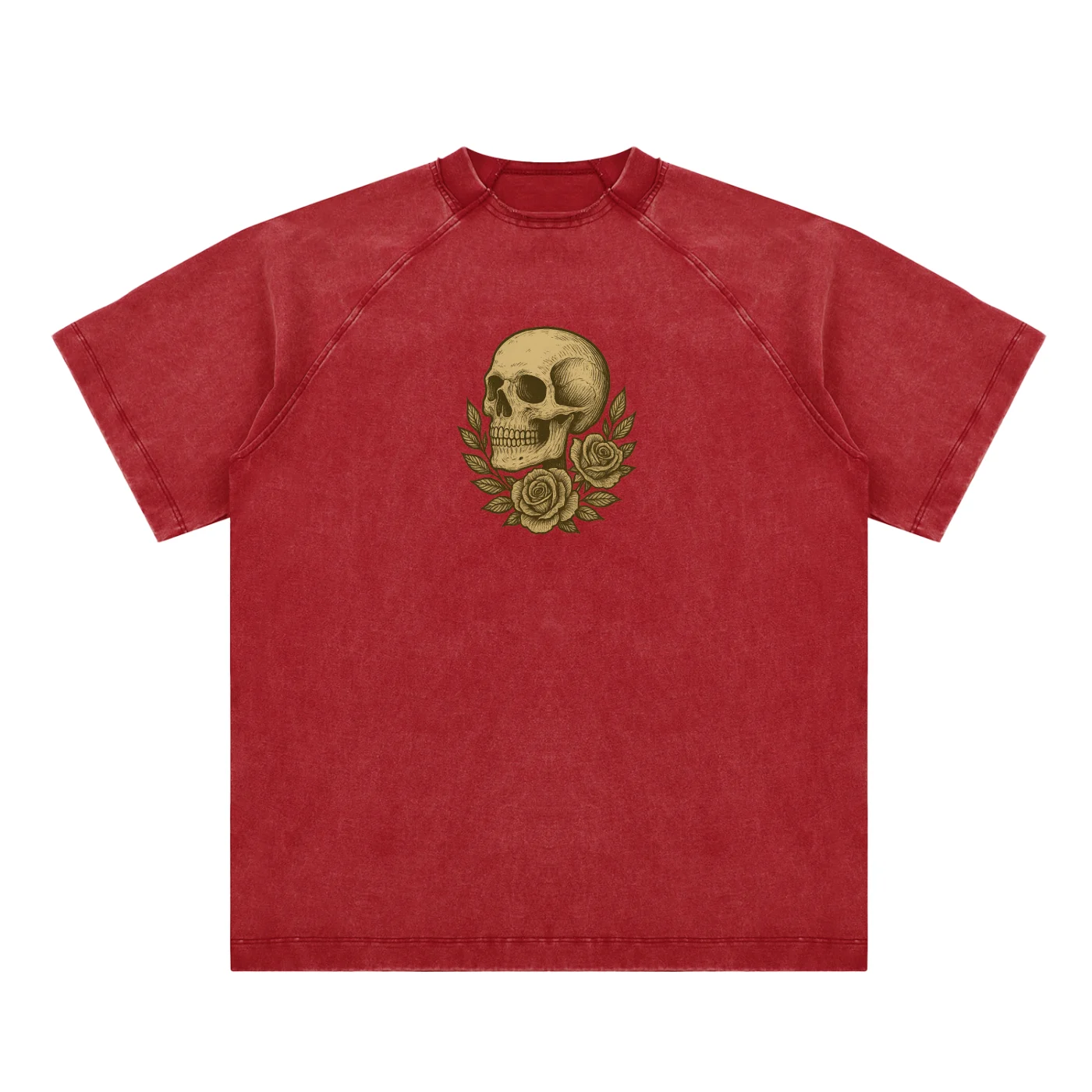 Morte Amor – Limited Edition Skull Graphic T-Shirt for Men | Gothic Vintage Streetwear - AIDAN REN product image