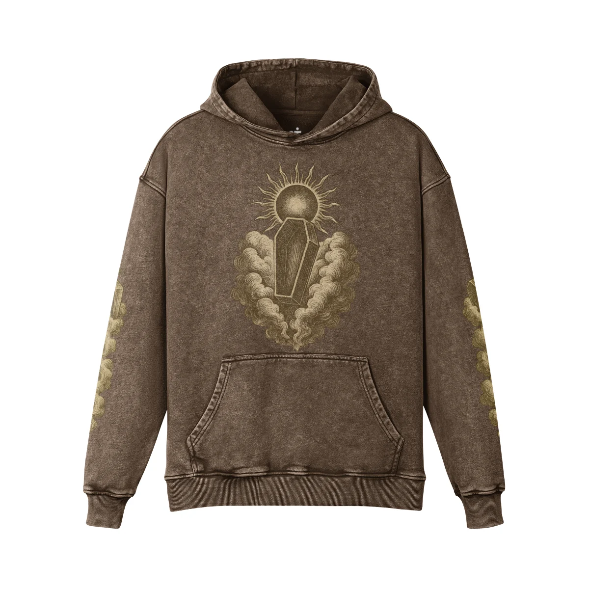 Rebirth Washed Oversized Graphic Hoodie